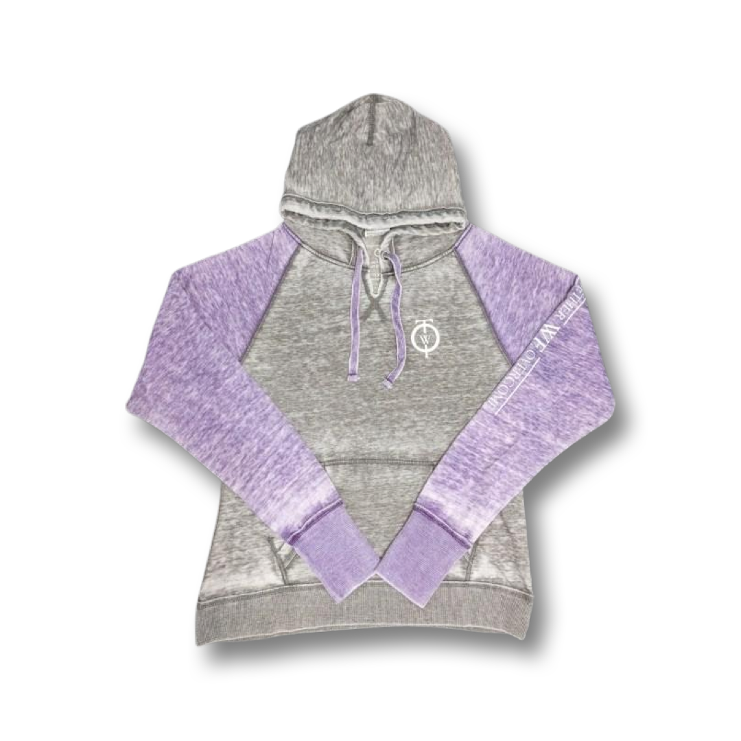 Very Berry/Gray Hoodie